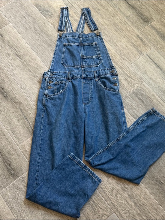 We The Free Denim - Free People We the Free Ziggy Slouchy Denim Overalls XS Boho
Straight Leg